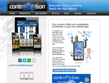 Tablet Screenshot of contrapption.com